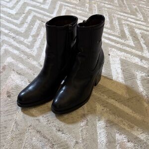 Franco Sarto Black Ankle Boots